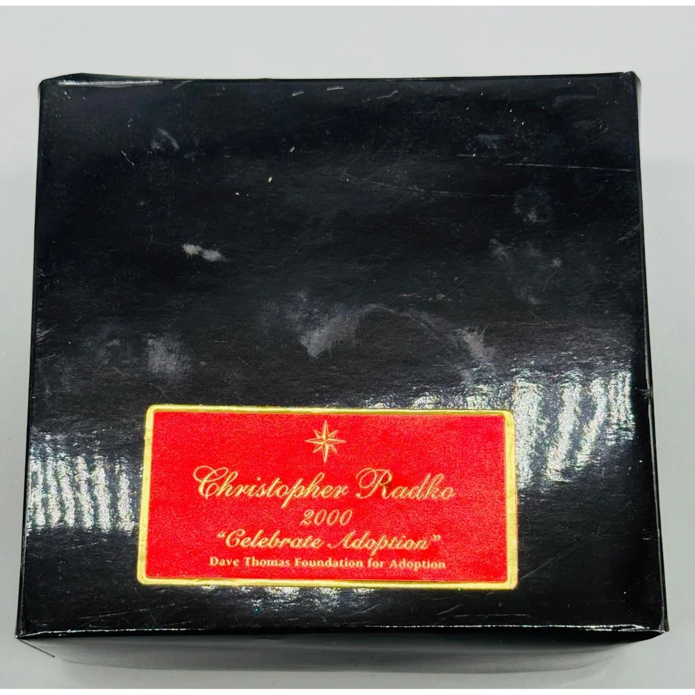 Christopher Radko Ornament Dave Thomas Foundation Celebrate Adoption 2000